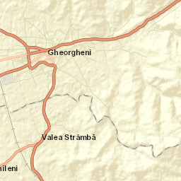 Gheorgheni Street Map