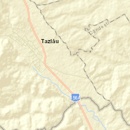 Tazlău Street Map