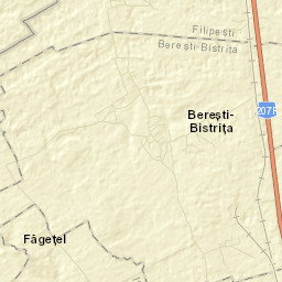 Comuna Bereşti-Bistriţa Street Map