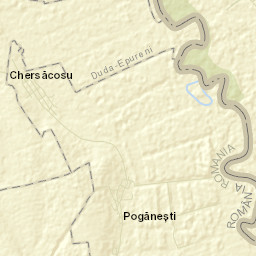 Pogănești Street Map
