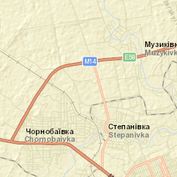 Chornobayivka Street Map