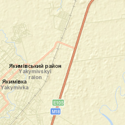 Yakymivka Street Map
