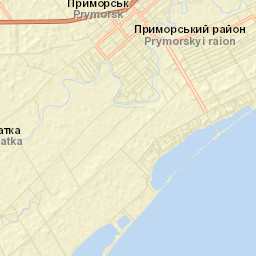 Prymors’k Street Map