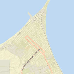 Yeysk Street Map