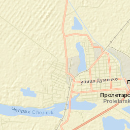 Proletarsk Street Map