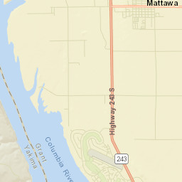 Mattawa Street Map