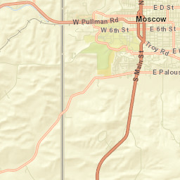 Moscow Street Map