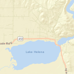 Helena Valley Northeast Street Map
