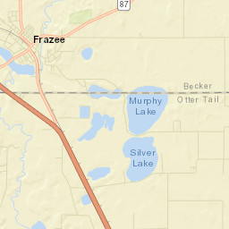 Frazee Street Map