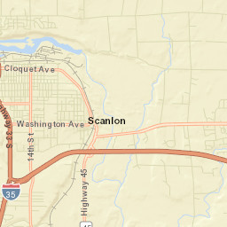 Cloquet Street Map