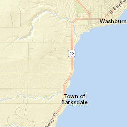 Washburn Street Map