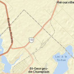 Hérouxville Street Map