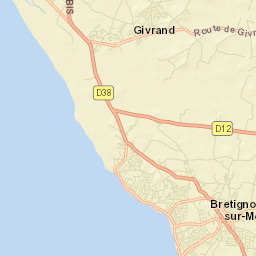 Bretignolles-sur-Mer Street Map