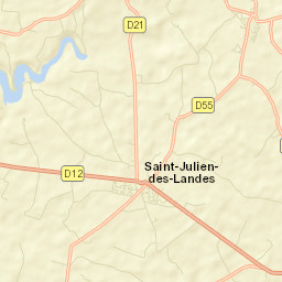 Saint-Julien-des-Landes Street Map