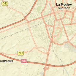 La Roche-sur-Yon Street Map