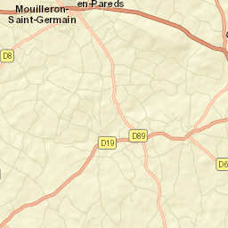 Mouilleron-en-Pareds Street Map
