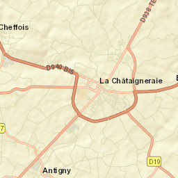 Antigny Street Map