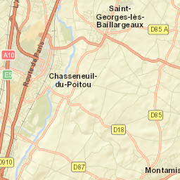 Saint-Georges-lès-Baillargeaux Street Map
