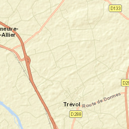 Trévol Street Map