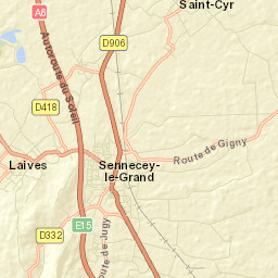 Sennecey-le-Grand Street Map