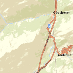Andermatt Street Map