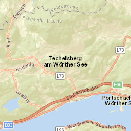 Pörtschach am Wörthersee Street Map