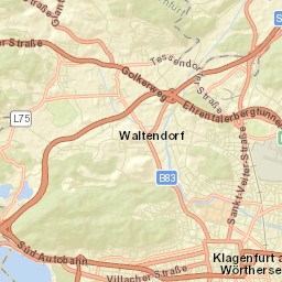 Villacher Vorstadt Street Map