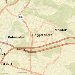 Poggersdorf Street Map