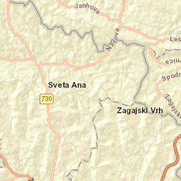 Sv. Ana v Slov. Goricah Street Map