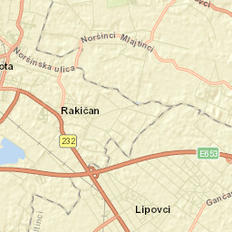 Lipovci Street Map