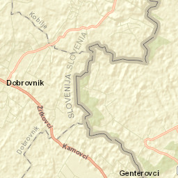 Dobrovnik Street Map
