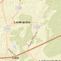 Lenti Street Map