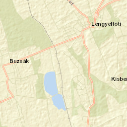 Lengyeltóti Street Map