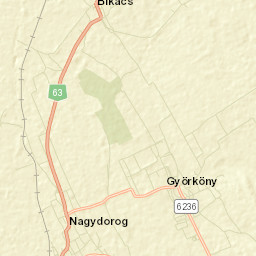 Nagydorog Street Map