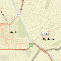 Gyula Street Map