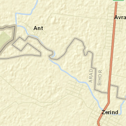 Comuna Avram Iancu Street Map