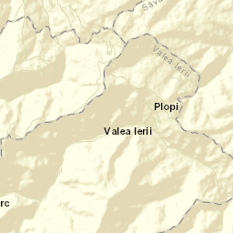 Valea Ierii Street Map