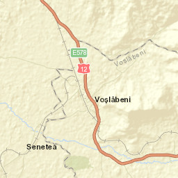 Voșlăbeni Street Map