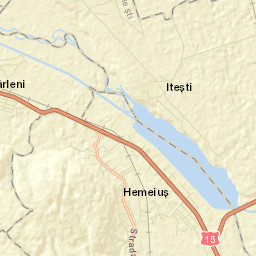 Comuna Iteşti Street Map