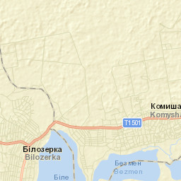 Komyshany Street Map