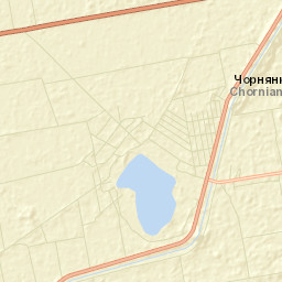 Chornyanka Street Map
