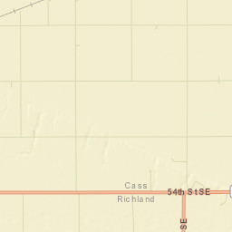 15704-15706 54th St SE Kindred ND Street Map