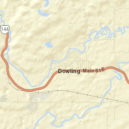 Dowling Street Map