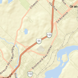 Shawinigan Street Map