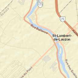 Saint-Lambert-de-Lauzon Street Map