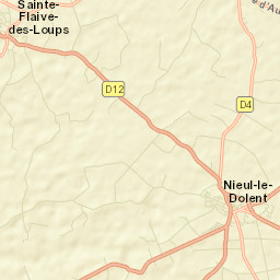 Nieul-le-Dolent Street Map