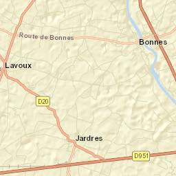 Lavoux Street Map