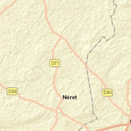 Châteaumeillant Street Map