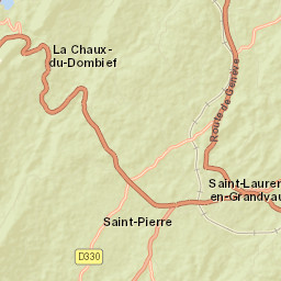 Saint-Laurent-en-Grandvaux Street Map
