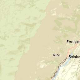 Frutigen-Niedersimmental District Street Map